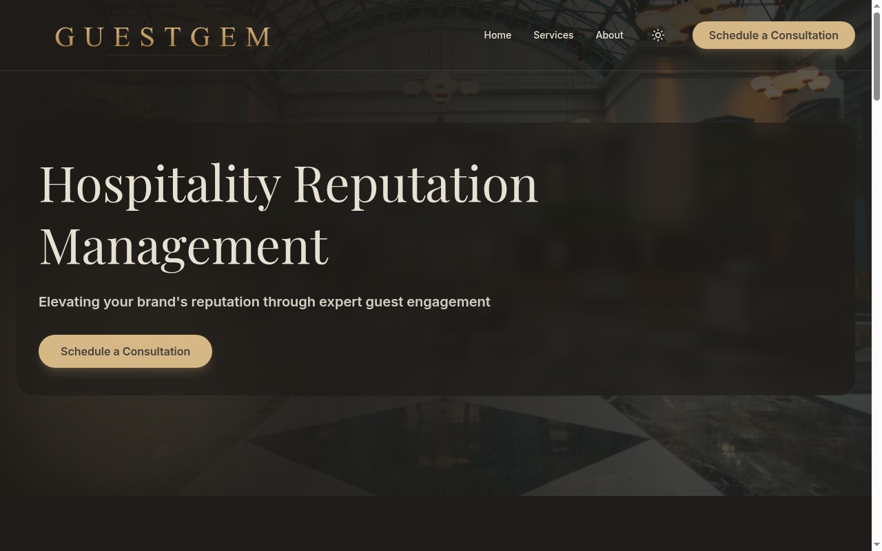 GuestGem interface
